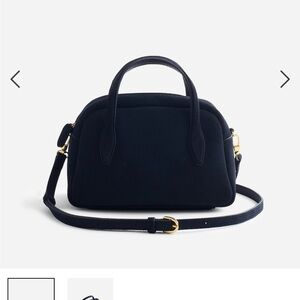 NWT Madewell Medium Crossbody Bag in Deep Indigo Suede